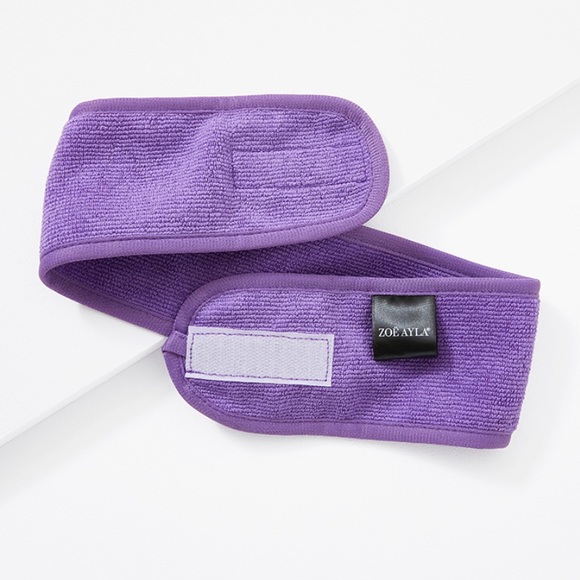 NEW - Spa Headband - Zoe Ayla - Purple - Picture 3 of 5